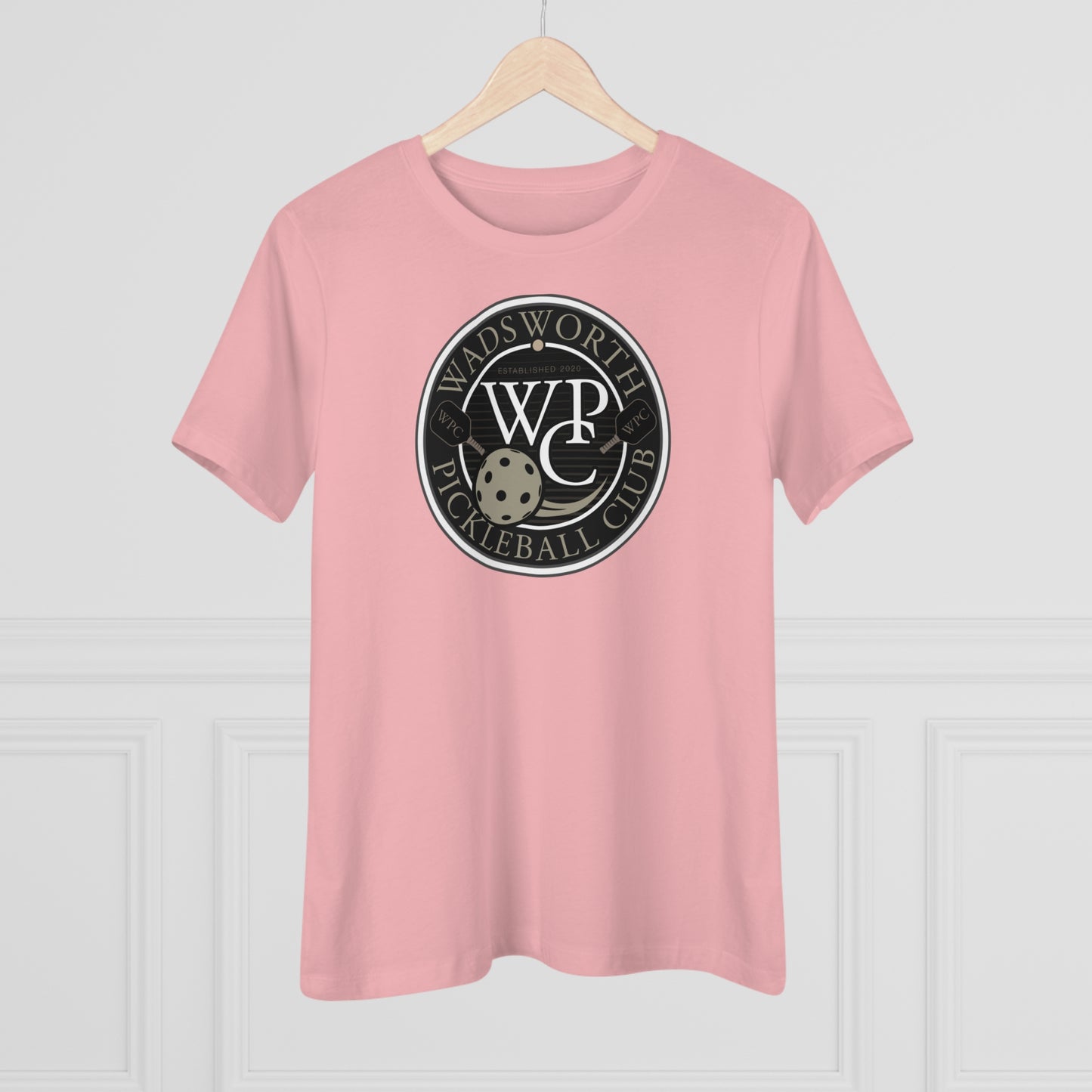 WPC GRAY WHITE, Relaxed Fit Women's T-shirt