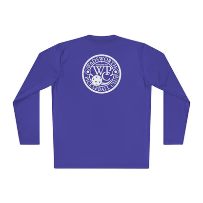 WPC WHITE-BLACK LOGOS SPORT-TEK (FRONT & BACK) - Unisex Lightweight Long Sleeve Tee