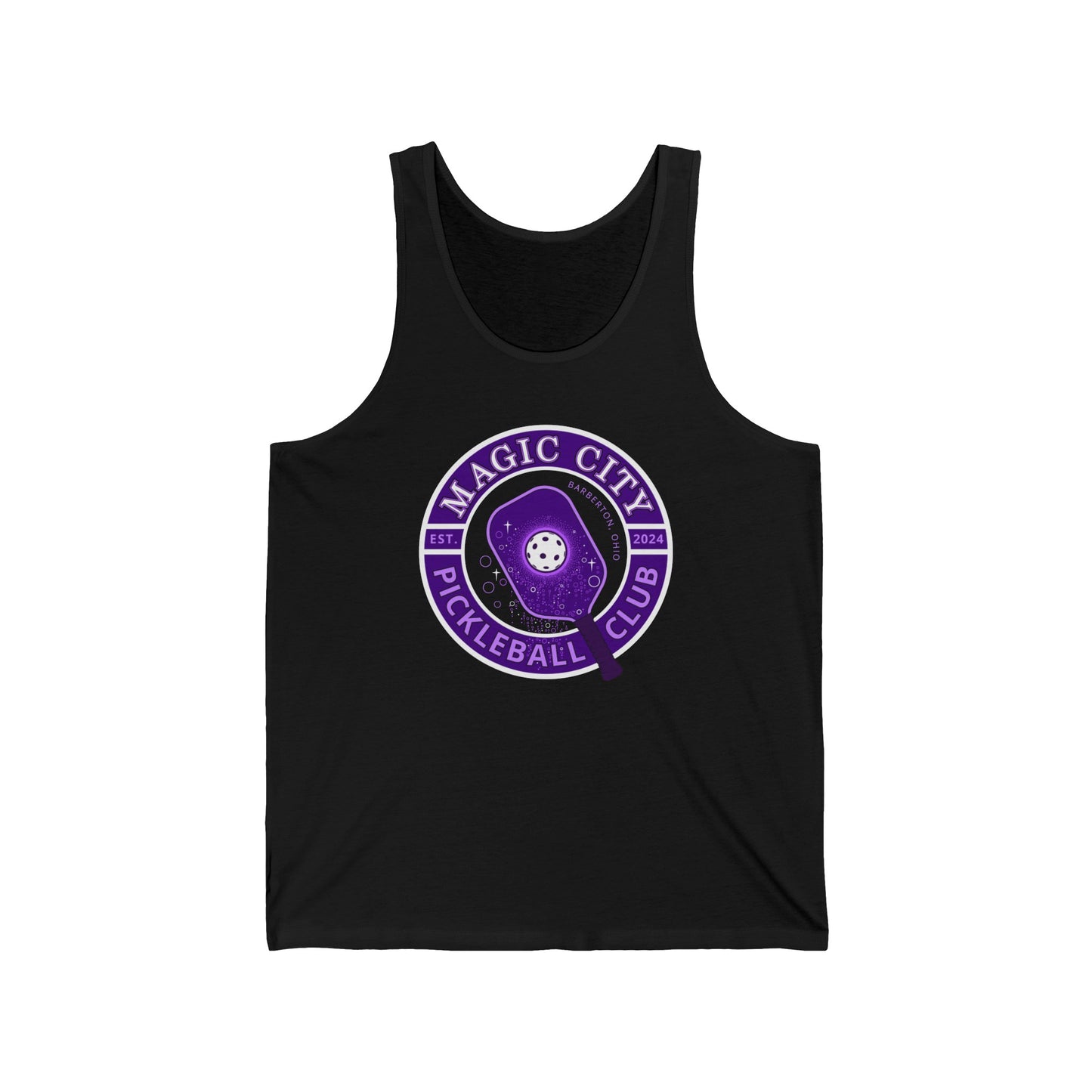 MCPC CIRCULAR LOGO (FRONT & PICKLEBALL BACK) - Unisex Jersey Tank