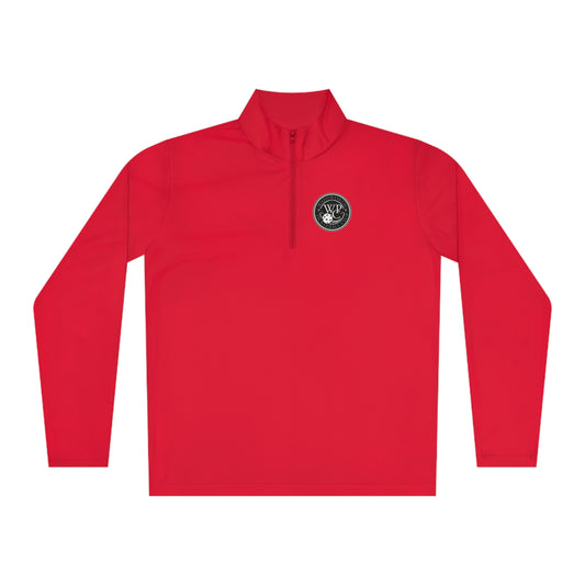 WPC GRAY LOGOS (FRONT & BACK) - Unisex Quarter-Zip Pullover