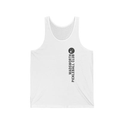 WPC GRAY VERTICAL LOGO (FRONT & PICKLEBALL BACK) - Unisex Jersey Tank
