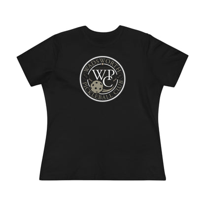 WPC GRAY WHITE, Relaxed Fit Women's T-shirt
