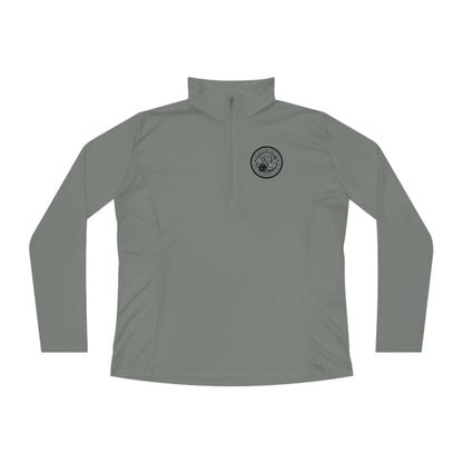 WPC BLACK-WHITE LOGO LADIES SPORT-TEK (FRONT & PICKLEBALL BACK) - Ladies Quarter-Zip Pullover