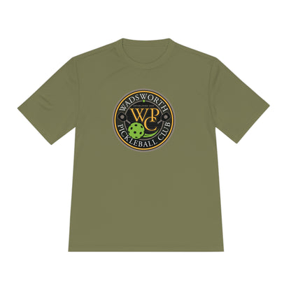 WPC COLOR LOGO SPORT-TEK (FRONT & PICKLEBALL BACK) - Unisex Moisture Wicking Tee