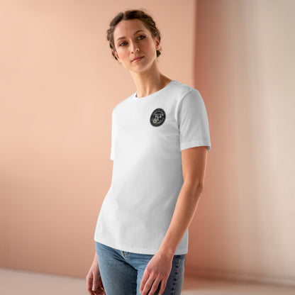 WPC GRAY WHITE, Relaxed Fit Women's T-shirt
