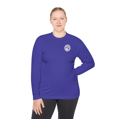 WPC WHITE-BLACK LOGOS SPORT-TEK (FRONT & BACK) - Unisex Lightweight Long Sleeve Tee