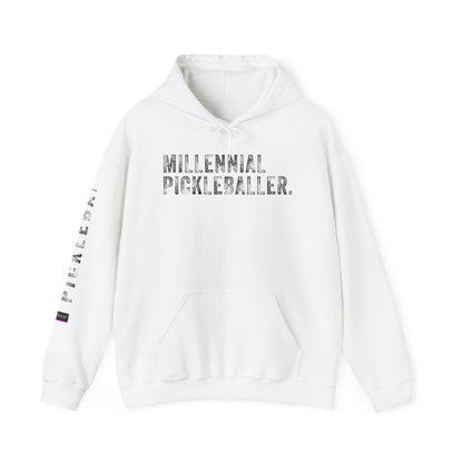 MILLENNIAL PICKLEBALLER, Unisex Heavy Blend™ Hooded Sweatshirt