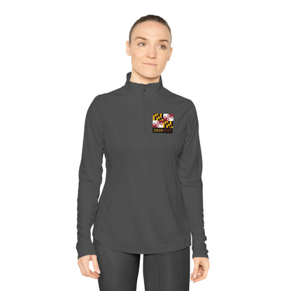 MARYLAND, ZERO, ZERO, START, WOMEN'S SPORT-TEK, Quarter-zip Pullover