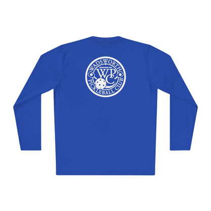 WPC WHITE-BLACK LOGOS SPORT-TEK (FRONT & BACK) - Unisex Lightweight Long Sleeve Tee
