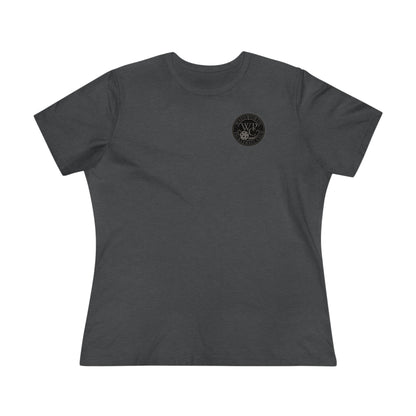 WPC GRAY BLACK POCKET, Relaxed Fit Women's T-shirt