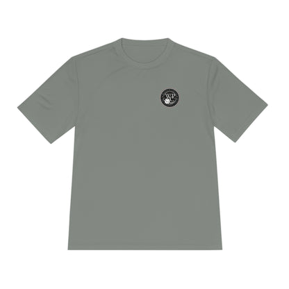 WPC GRAY POCKET LOGO SPORT-TEK (FRONT & PICKLEBALL BACK) - Unisex Moisture Wicking Tee