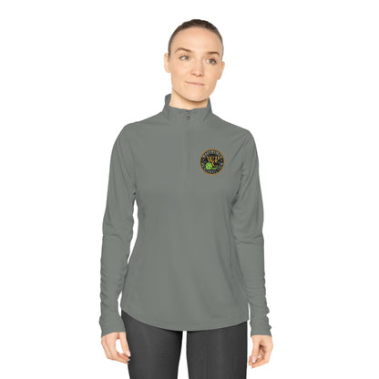 WPC CIRCULAR COLOR LOGOS LADIES SPORT-TEK (FRONT & BACK) - Ladies Quarter-Zip Pullover