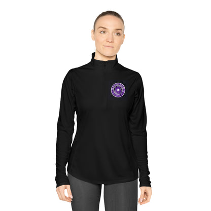 MCPC CIRCLE LOGO (FRONT & PICKLEBALL BACK) - Ladies Quarter-Zip Pullover