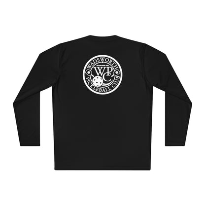 WPC WHITE-BLACK LOGOS SPORT-TEK (FRONT & BACK) - Unisex Lightweight Long Sleeve Tee
