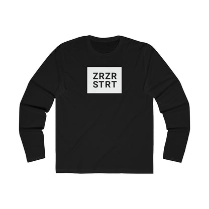 ZRZR-STRT, Men's Long Sleeve Crew Tee