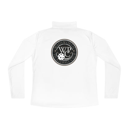 WPC CIRCULAR GRAY LOGOS LADIES SPORT-TEK (FRONT & BACK) - Ladies Quarter-Zip Pullover