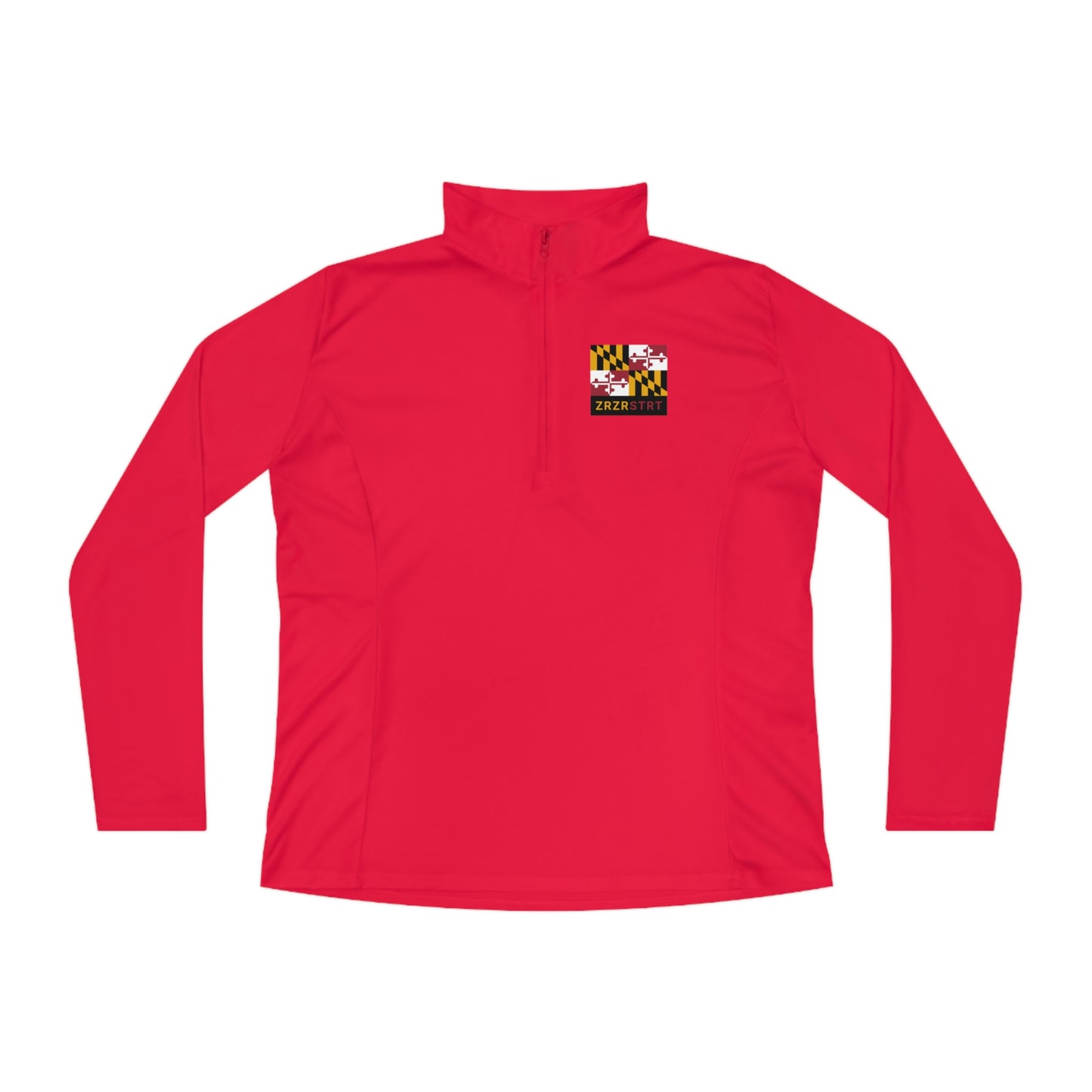 MARYLAND, ZERO, ZERO, START, WOMEN'S SPORT-TEK, Quarter-zip Pullover