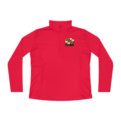 MARYLAND, ZERO, ZERO, START, WOMEN'S SPORT-TEK, Quarter-zip Pullover
