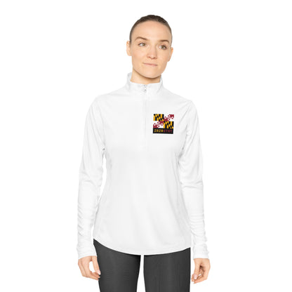 MARYLAND, ZERO, ZERO, START, WOMEN'S SPORT-TEK, Quarter-zip Pullover