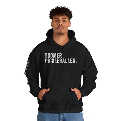 BOOMER PICKLEBALLER, Unisex Heavy Blend™ Hooded Sweatshirt