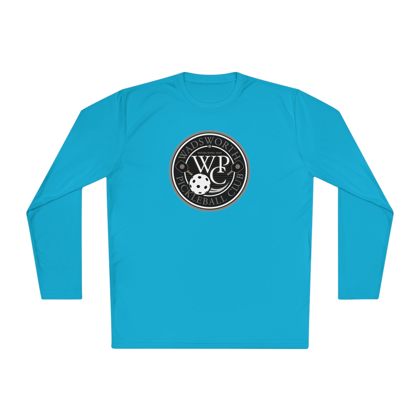 WPC GRAY LOGO SPORT-TEK (FRONT & PICKLEBALL BACK) - Unisex Lightweight Long Sleeve Tee