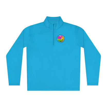 PICKLEBALL, PROOF GOD LOVES US AND..., SPORT-TEK: Unisex Quarter-zip Pullover
