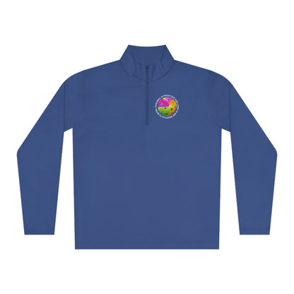 PICKLEBALL, PROOF GOD LOVES US AND..., SPORT-TEK: Unisex Quarter-zip Pullover