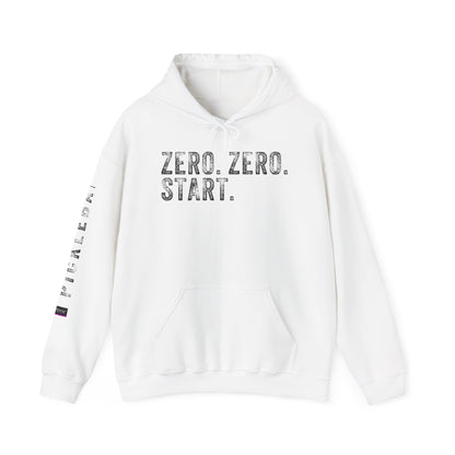 ZERO. ZERO. START. Unisex Heavy Blend™ Hooded Sweatshirt