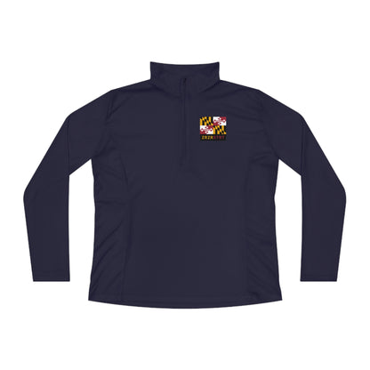 MARYLAND, ZERO, ZERO, START, WOMEN'S SPORT-TEK, Quarter-zip Pullover