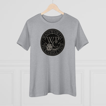WPC GRAY BLACK, Relaxed Fit Women's T-shirt