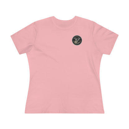 WPC GRAY WHITE, Relaxed Fit Women's T-shirt
