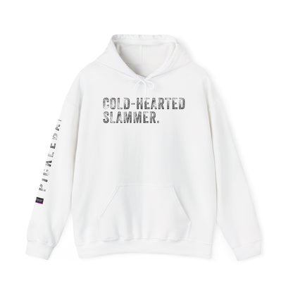COLD-HEARTED SLAMMER, Unisex Heavy Blend™ Hooded Sweatshirt