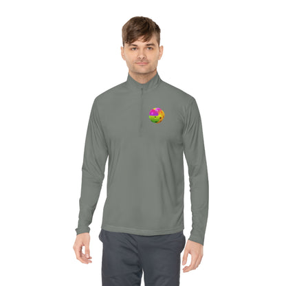 PICKLEBALL ABSTRACT, SPORT-TEK: Unisex Quarter-zip Pullover