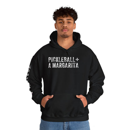PICKLEBALL + A MARGARITA, Unisex Heavy Blend™ Hooded Sweatshirt