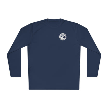 WPC WHITE-BLACK LOGOS SPORT-TEK (FRONT & BACK) - Unisex Lightweight Long Sleeve Tee