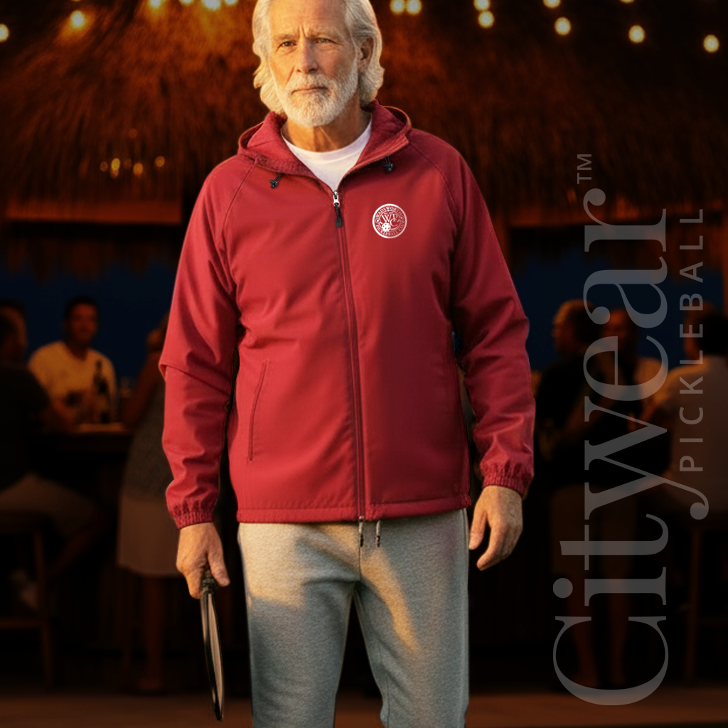 Men's Hooded Raglan Jacket-WPC
