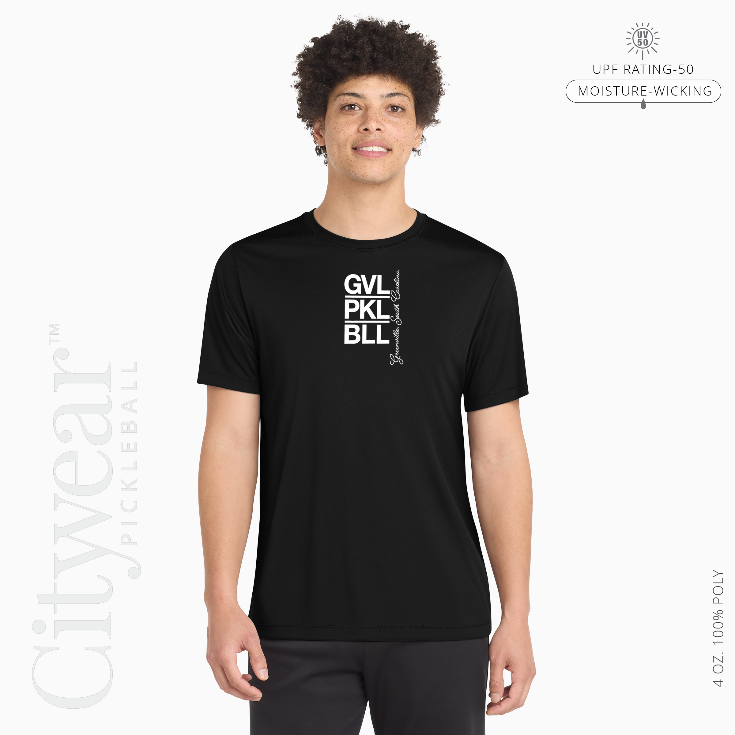 Men's UV Crewneck T-Shirt-GVL