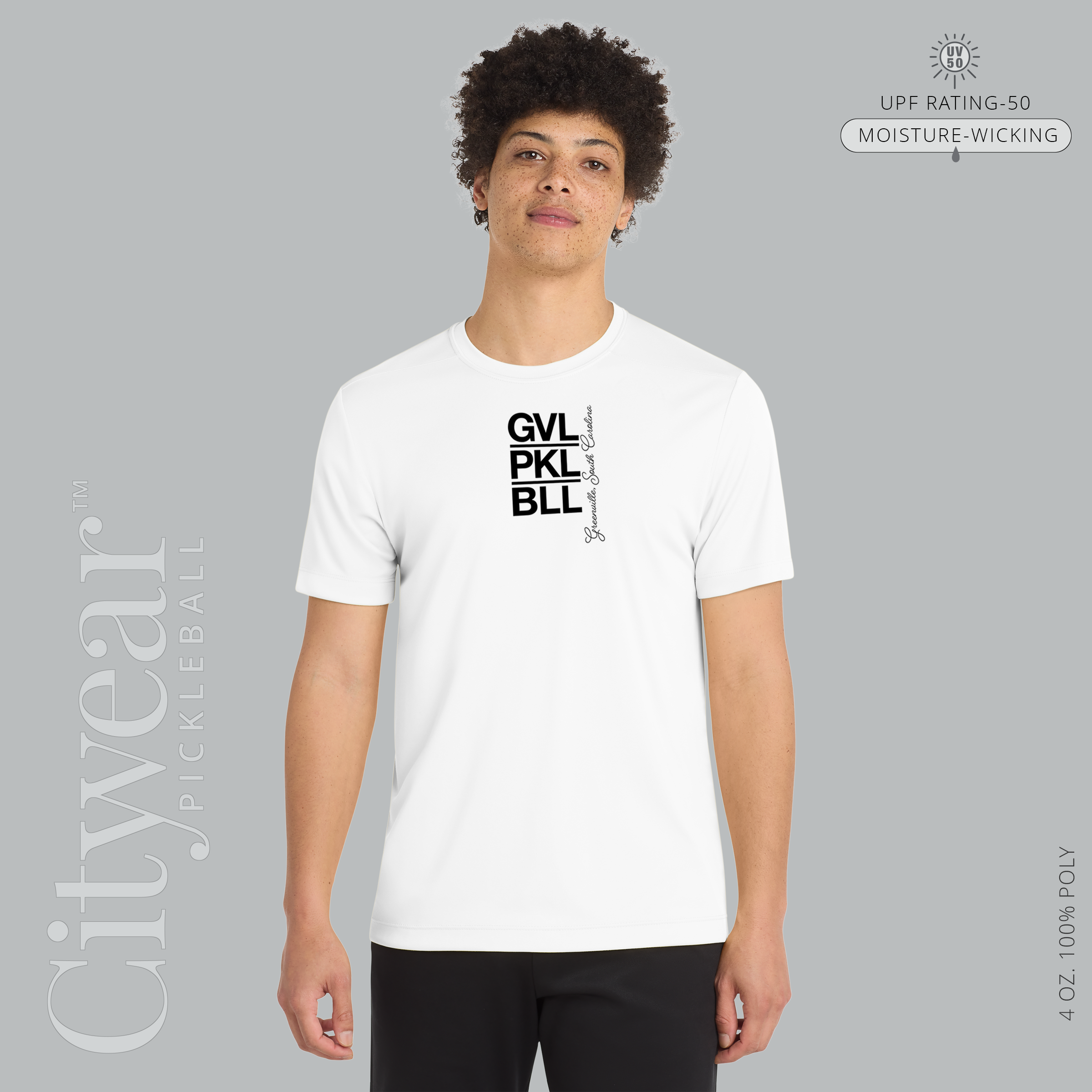 Men's UV Crewneck T-Shirt-GVL