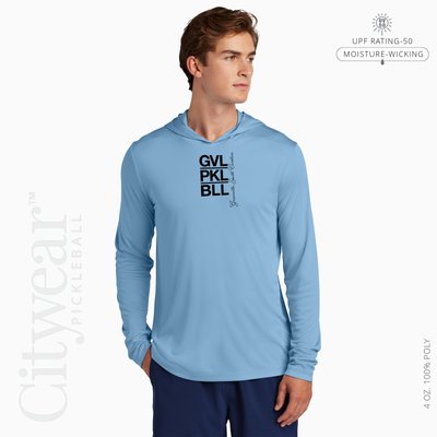 Men's UV Long Sleeve Hoodie-GVL