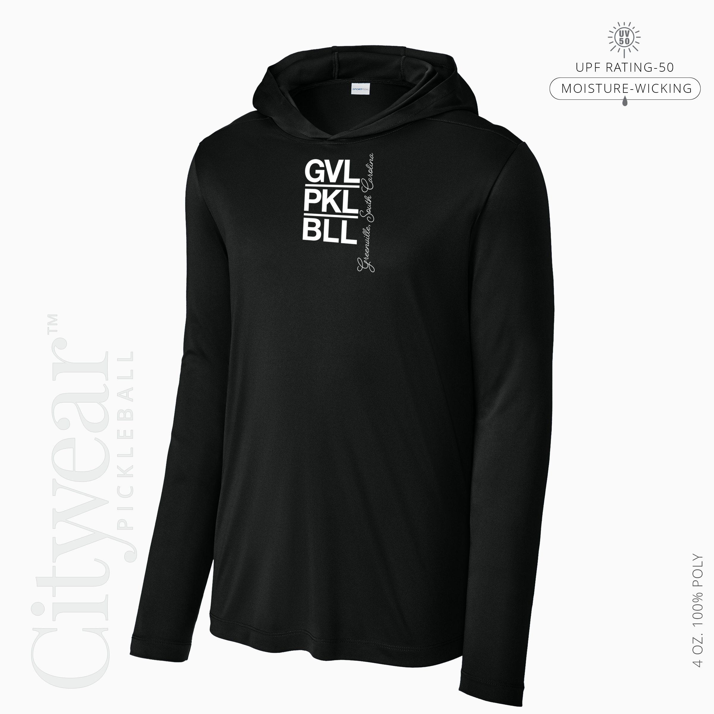 Men's UV Long Sleeve Hoodie-GVL
