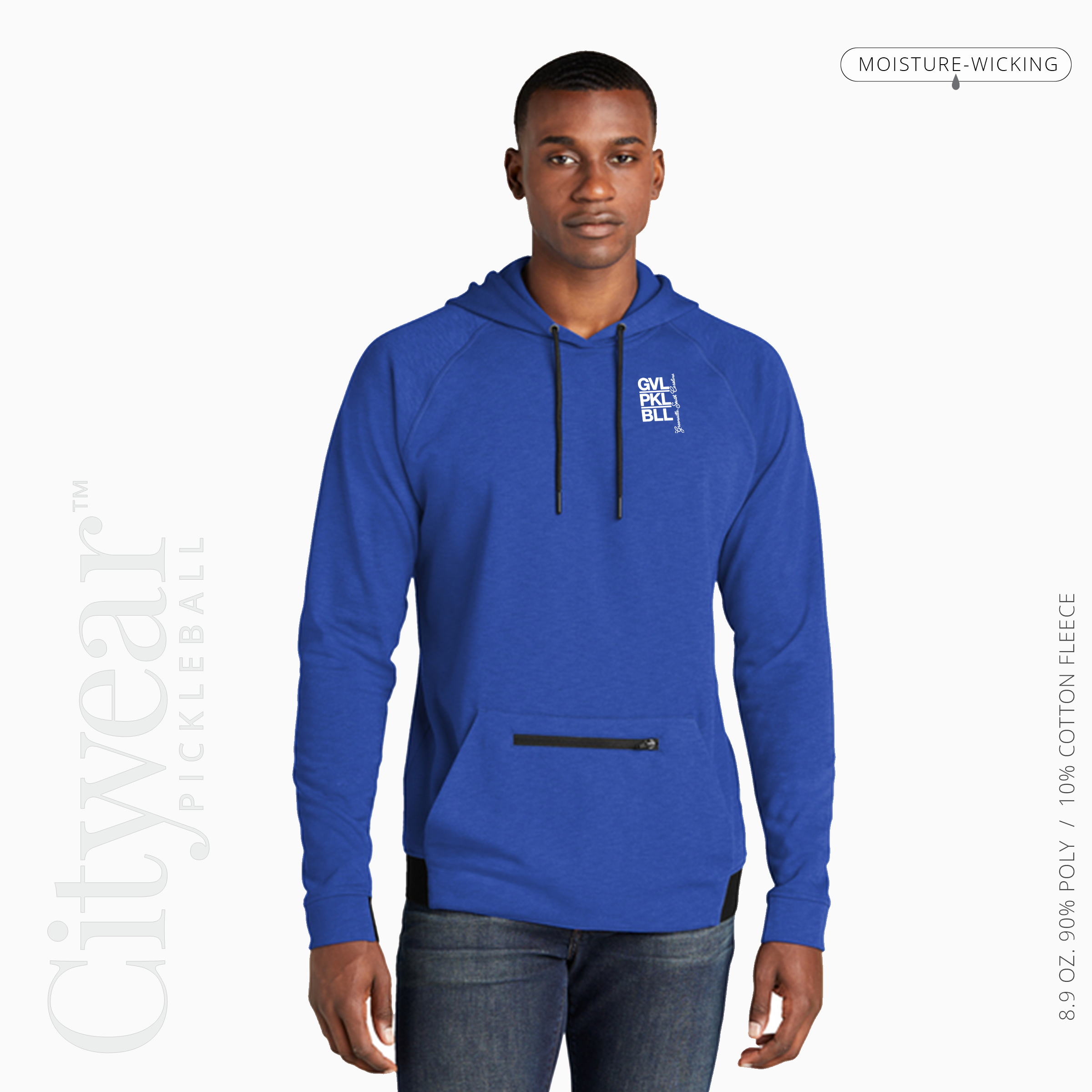 Men's Strive Hooded (Medallion) Pullover-GVL