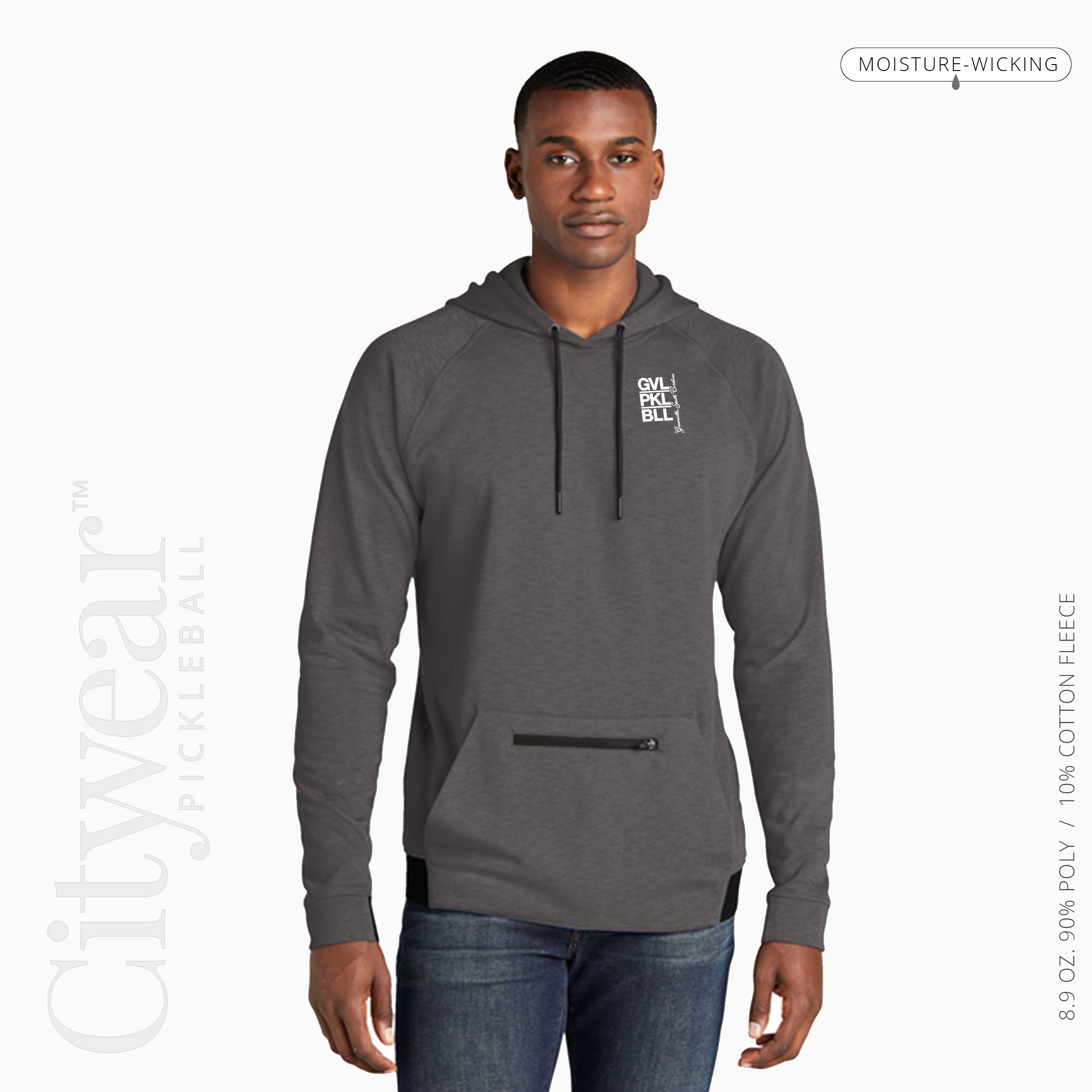 Men's Strive Hooded (Medallion) Pullover-GVL