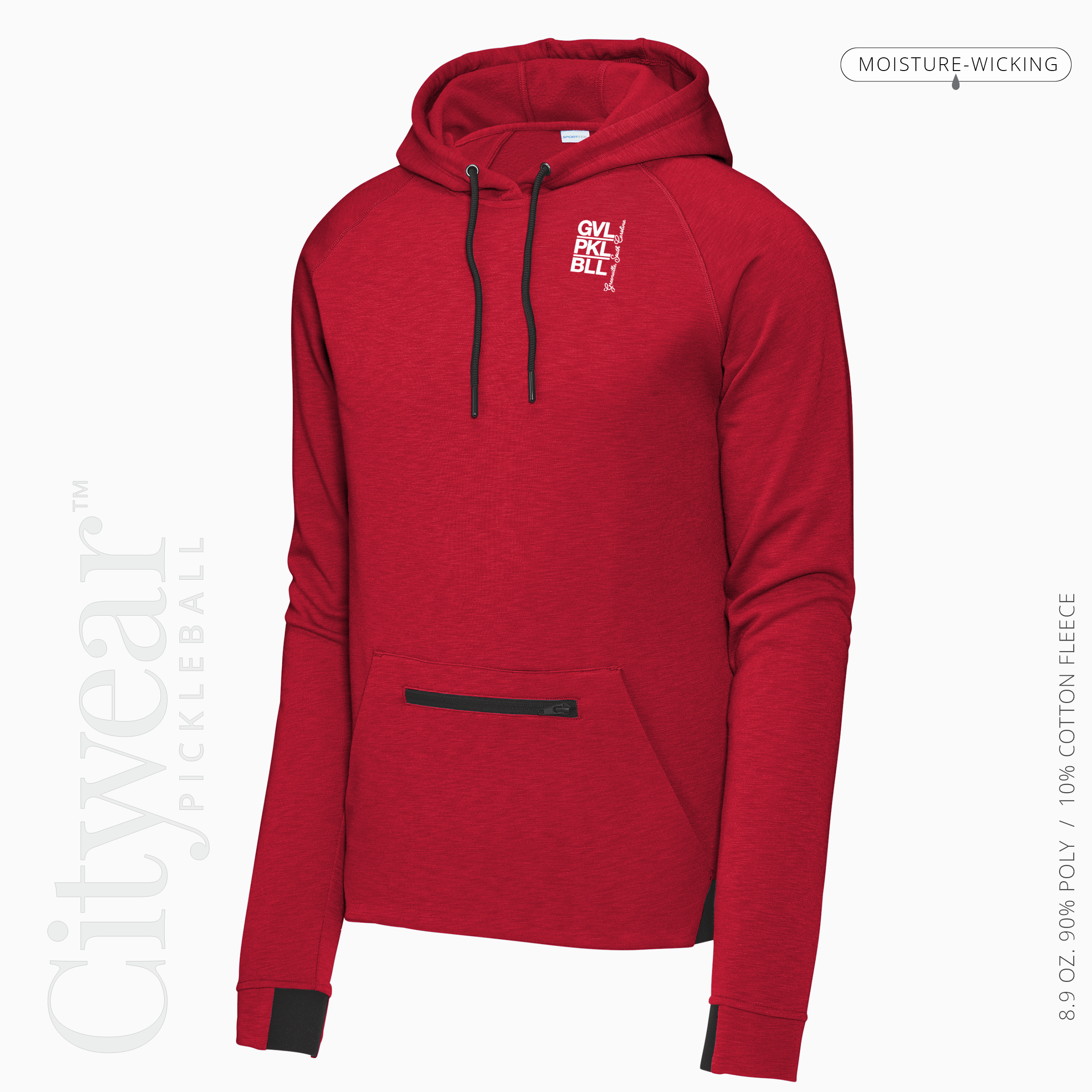 Men's Strive Hooded (Medallion) Pullover-GVL