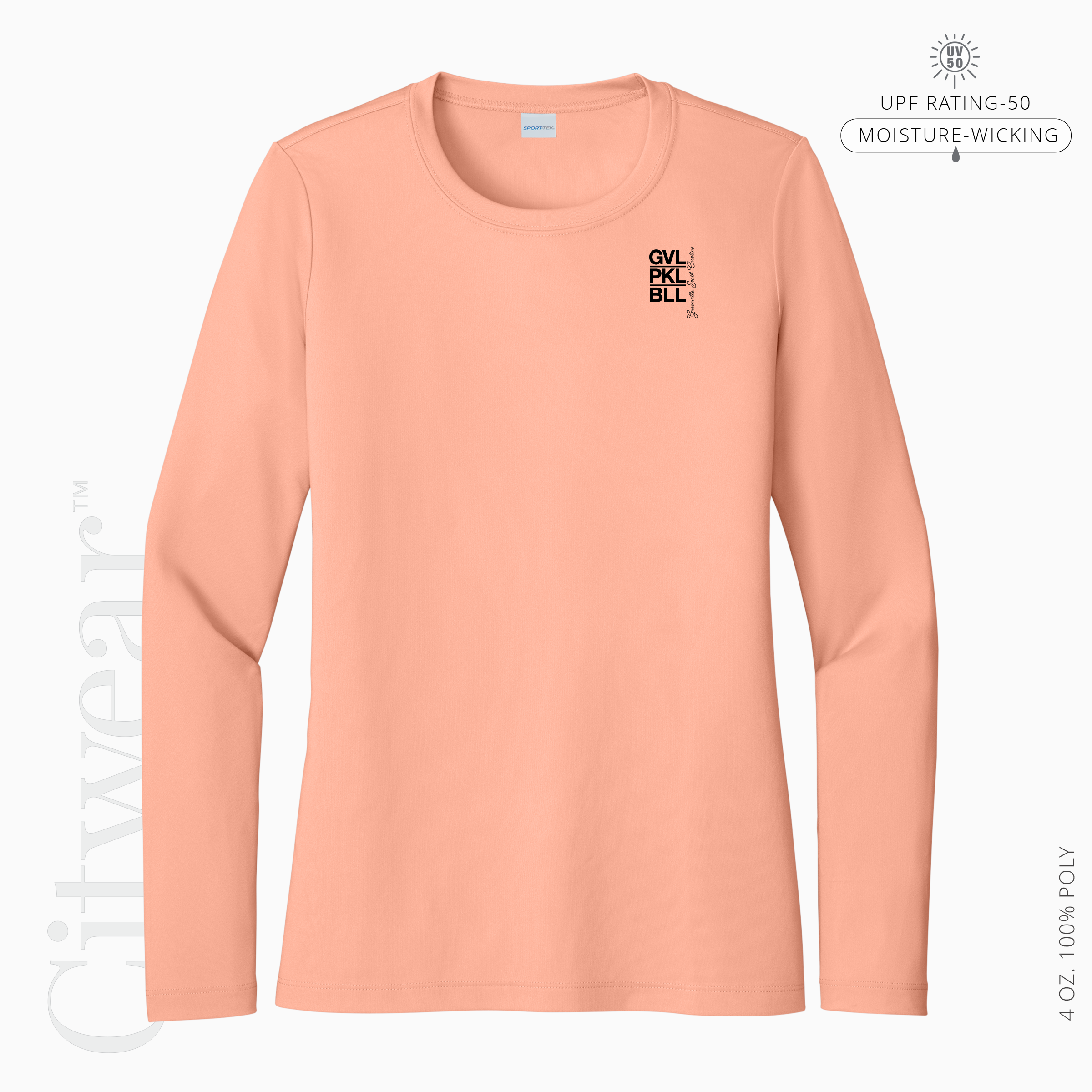 Women's UV Long Sleeve (Medallion) T-Shirt-GVL