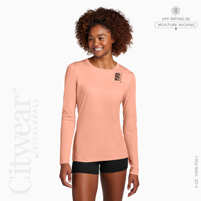 Women's UV Long Sleeve (Medallion) T-Shirt-GVL