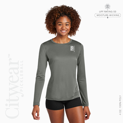 Women's UV Long Sleeve (Medallion) T-Shirt-GVL