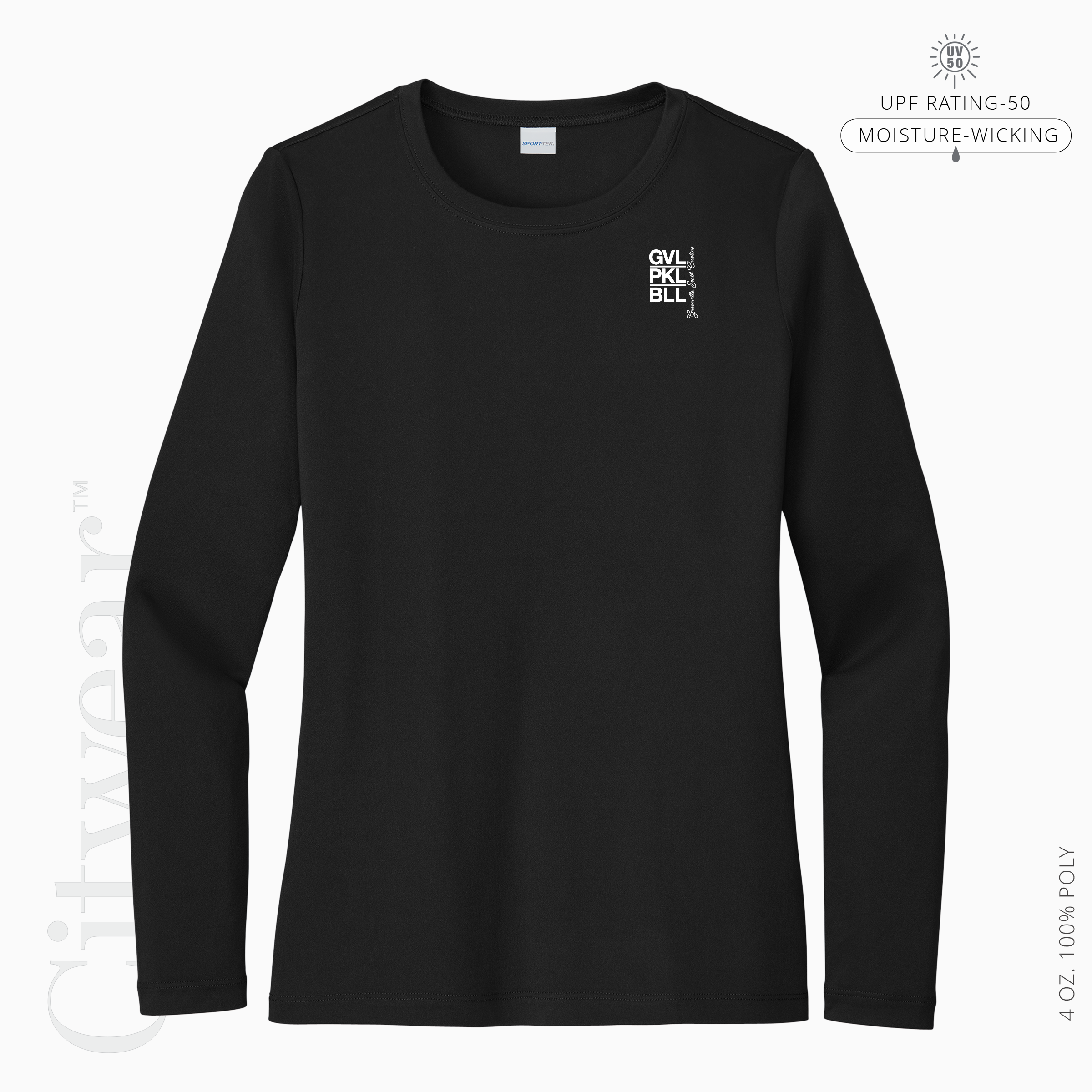 Women's UV Long Sleeve (Medallion) T-Shirt-GVL