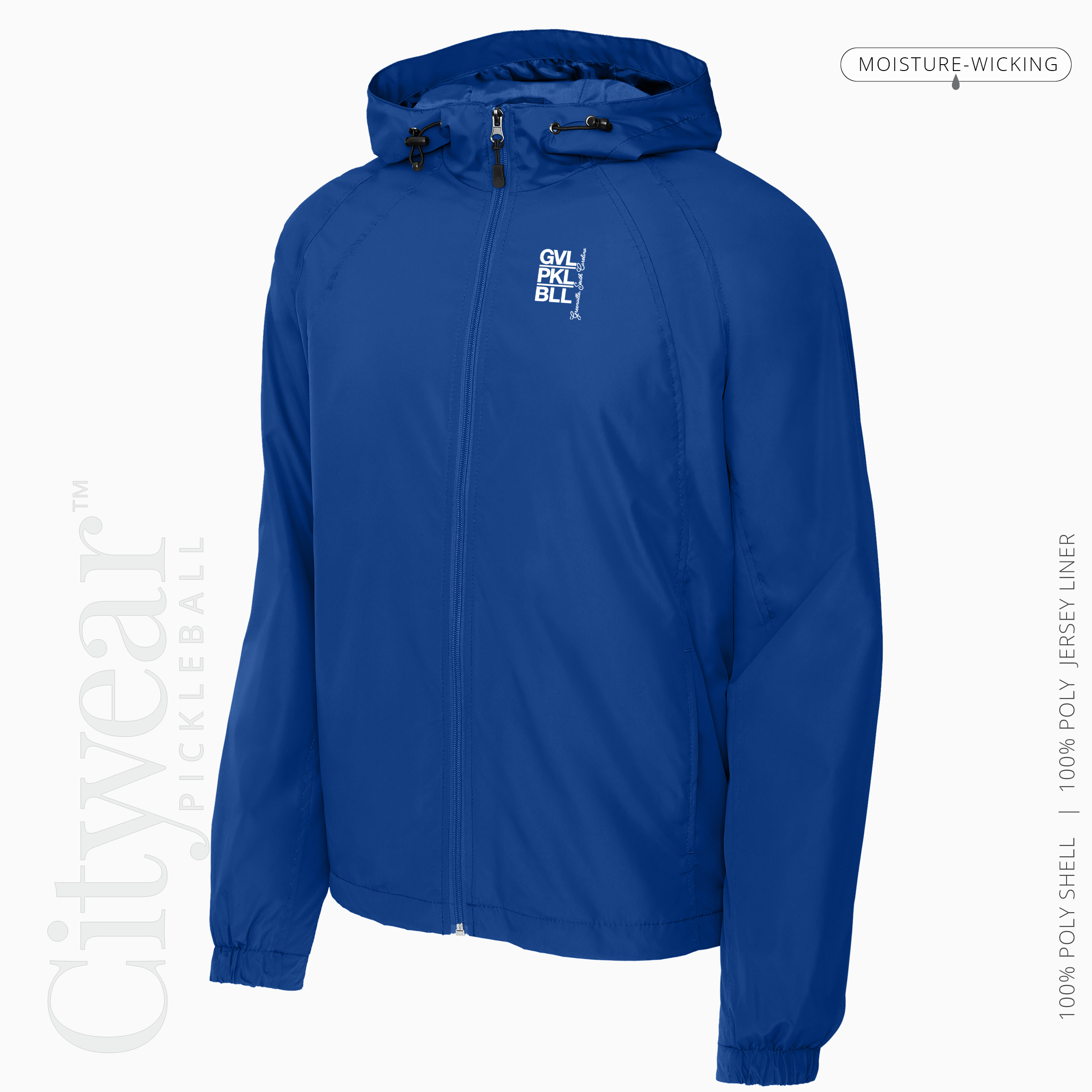 Men's Hooded Raglan Jacket-GVL
