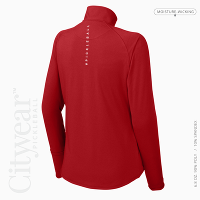 Women's Stretch Quarter-Zip Pullover-GVL