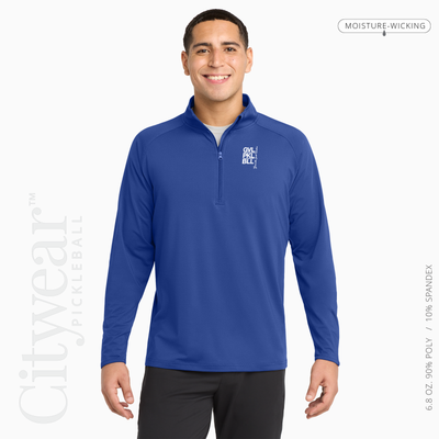 Men's Stretch Quarter-Zip Pullover-GVL
